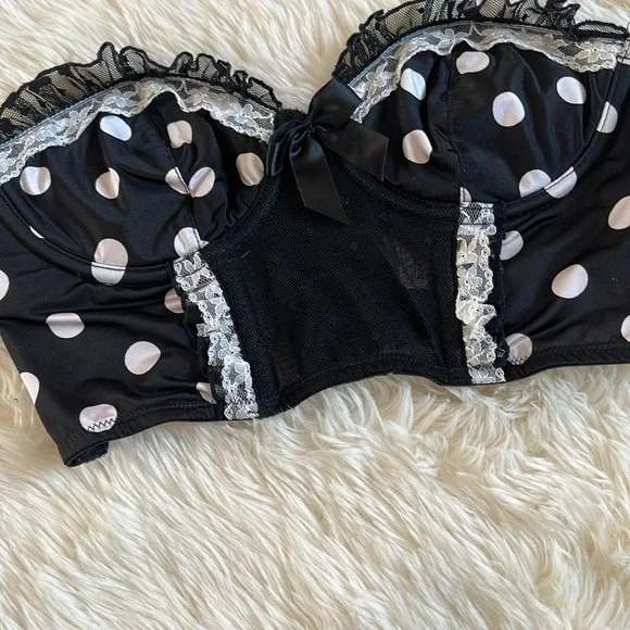 Victoria’s Secret Polka Dot Bustier - Picture 4 of 7